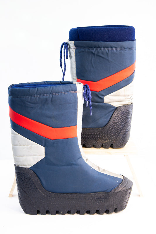 Vintage Insulated Snow Boots | Women’s US 9–10 | Retro Winter Boots