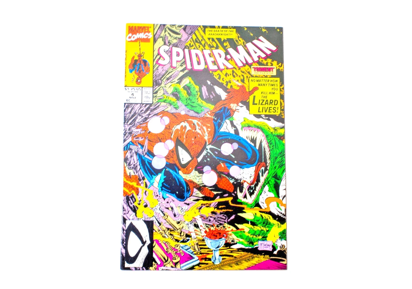 🕷️Spider-Man #4 (1990, Marvel) Torment Part 4 of 5 — “The Lizard Lives!” 💥