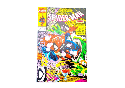 🕷️Spider-Man #4 (1990, Marvel) Torment Part 4 of 5 — “The Lizard Lives!” 💥