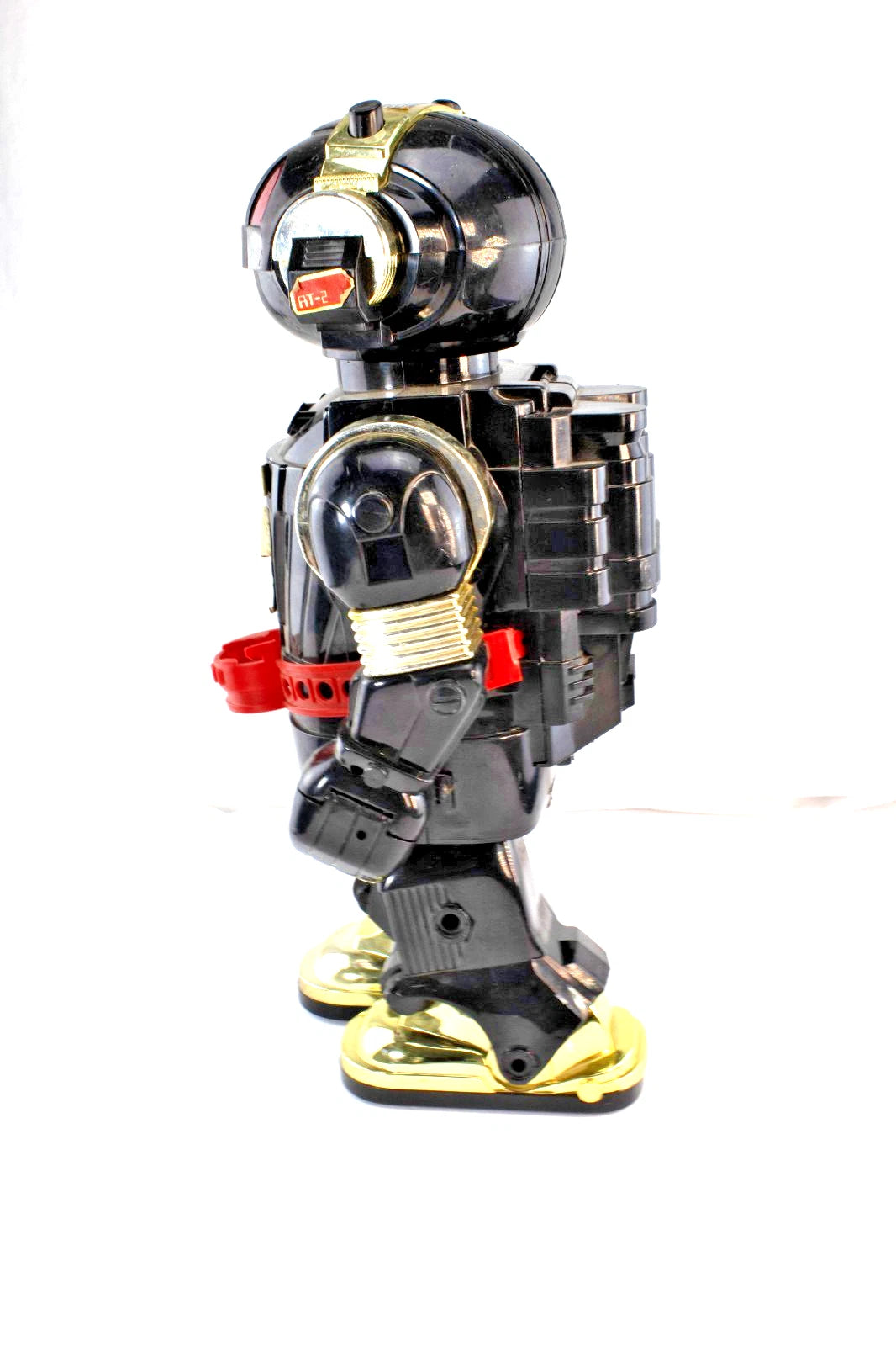 1980s MAGNATR MT-2 Code 2003 RT-24 Battery-Operated Robot – Black & Gold -No Gun