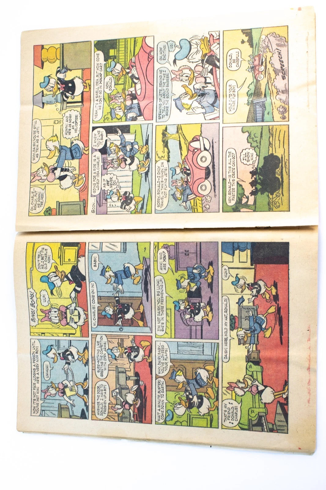 Lot of 4 Walt Disney Donald Duck & Junior Woodchucks Comics – Gold Key 1964–66