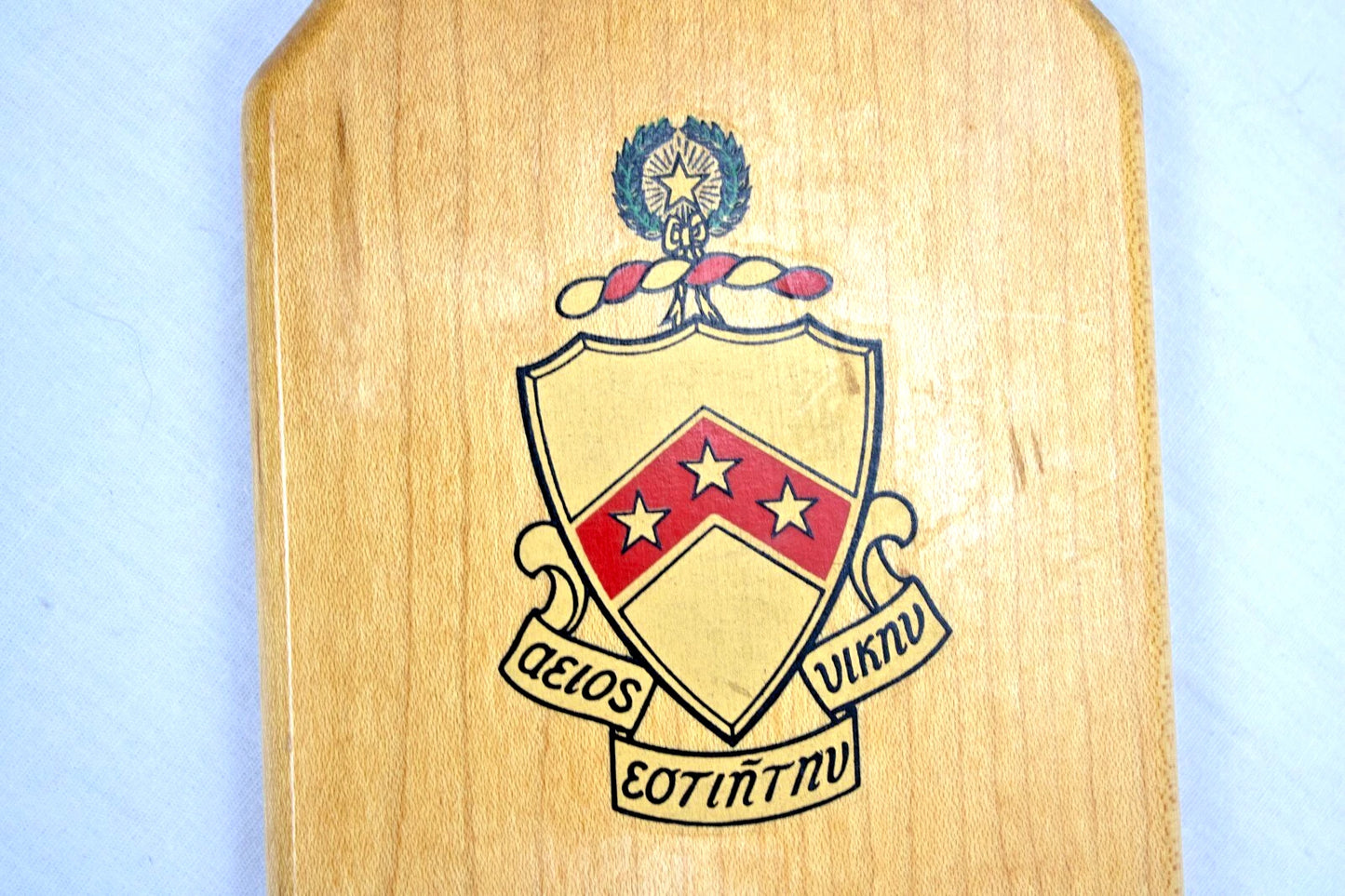 1950s Phi Kappa Tau Fraternity Paddle – Greek Life Memorabilia – Wood Wall Decor