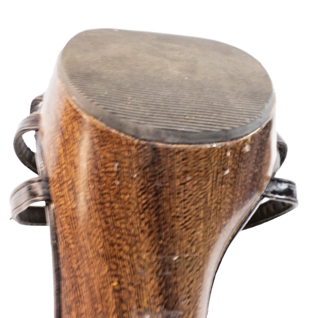 ✨ VANITY Brown Faux-Wood Platform Heels – Strappy Statement Stilettos ✨