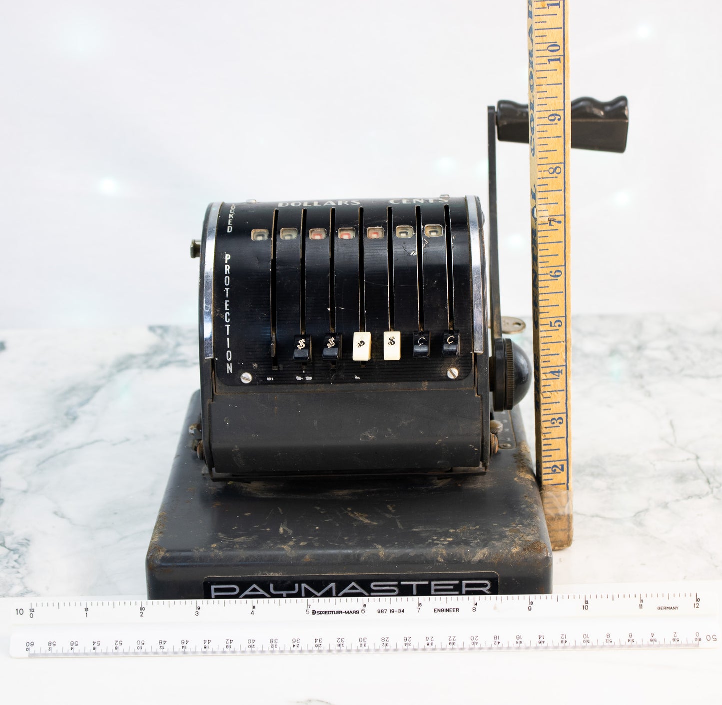 Vintage Paymaster X-900 Mechanical Price Calculator | Industrial Counter Machine