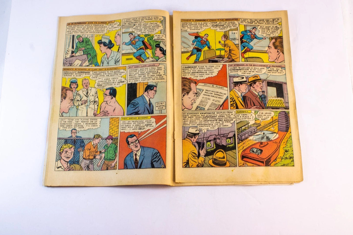 Action Comics #337 (1966, DC) Superman “From Riches to Rags!” + Supergirl Backup