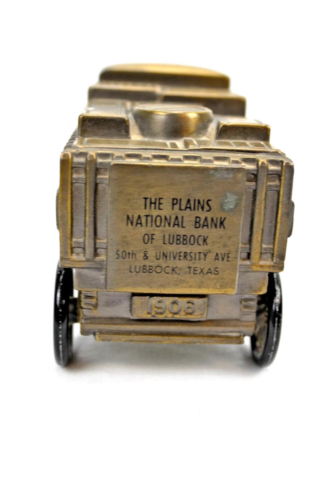 Vintage Die-Cast Coin Bank Cars Lot (4) – 1980s First Fed Promo Metal Vehicles