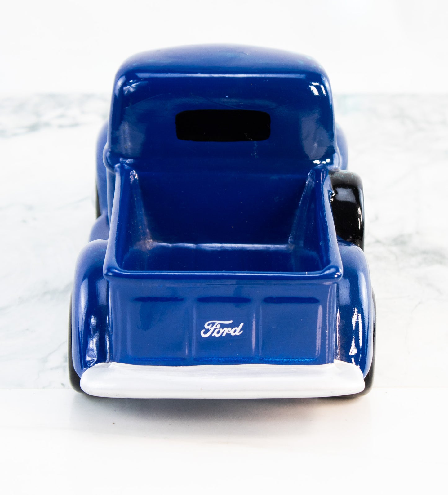 Vintage Ford Pickup Ceramic Planter Burt’s Arapahoe Ford Dealer Promo