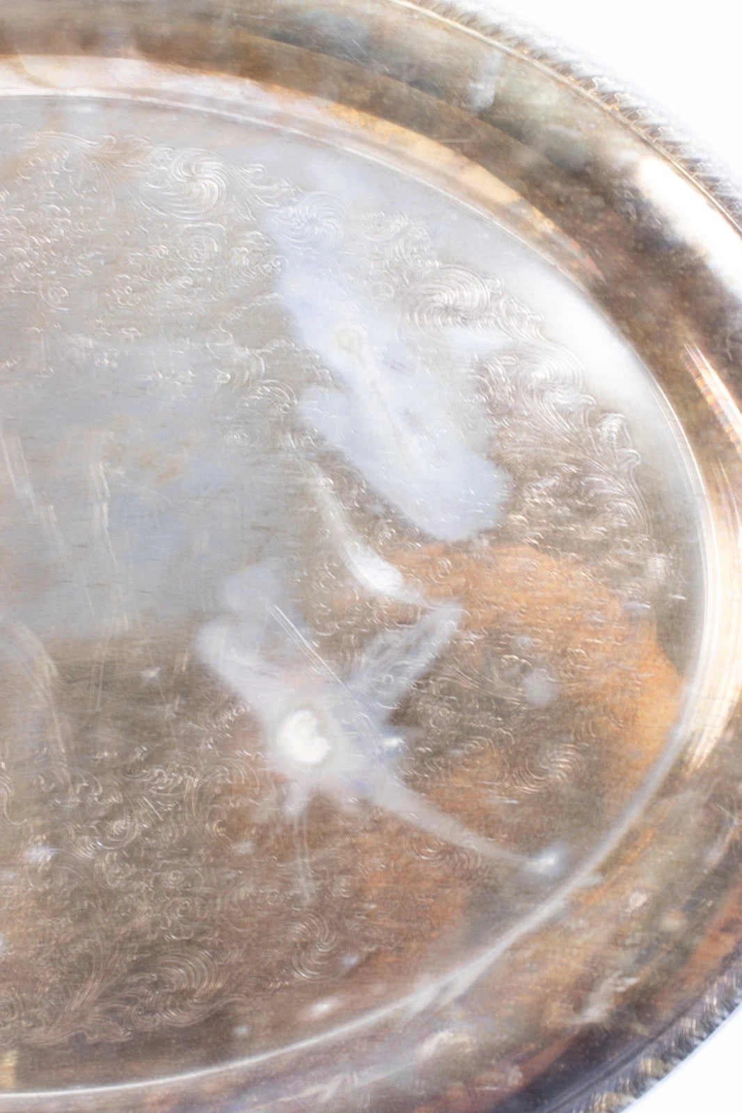 1978 Mountain Bell 30-Year Service Silverplate Tray | Maxine L. Travis Award Pie