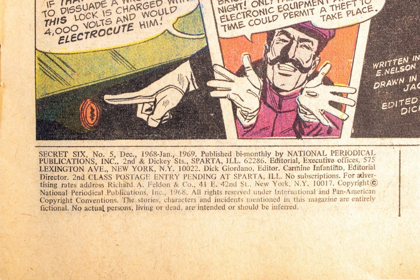 Secret Six #5 – DC Comics – Jan 1969 – Silver Age – “The Queen Without a Crown"