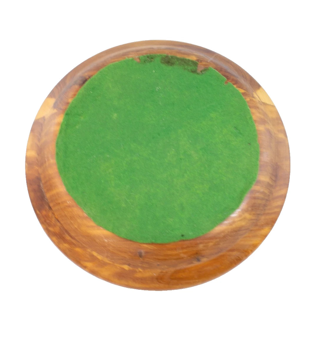 VINTAGE 1950s HAND-TURNED HARDWOOD SERVING BOWL – MIDCENTURY MODERN