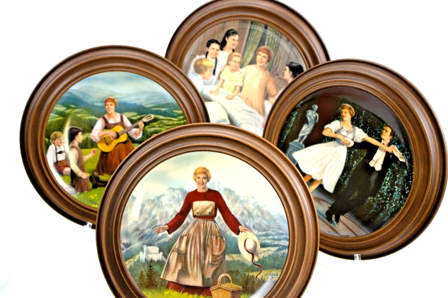 Vintage Knowles Sound of Music Plate Set – 5 Plates by T. Crnkovich – 1980s