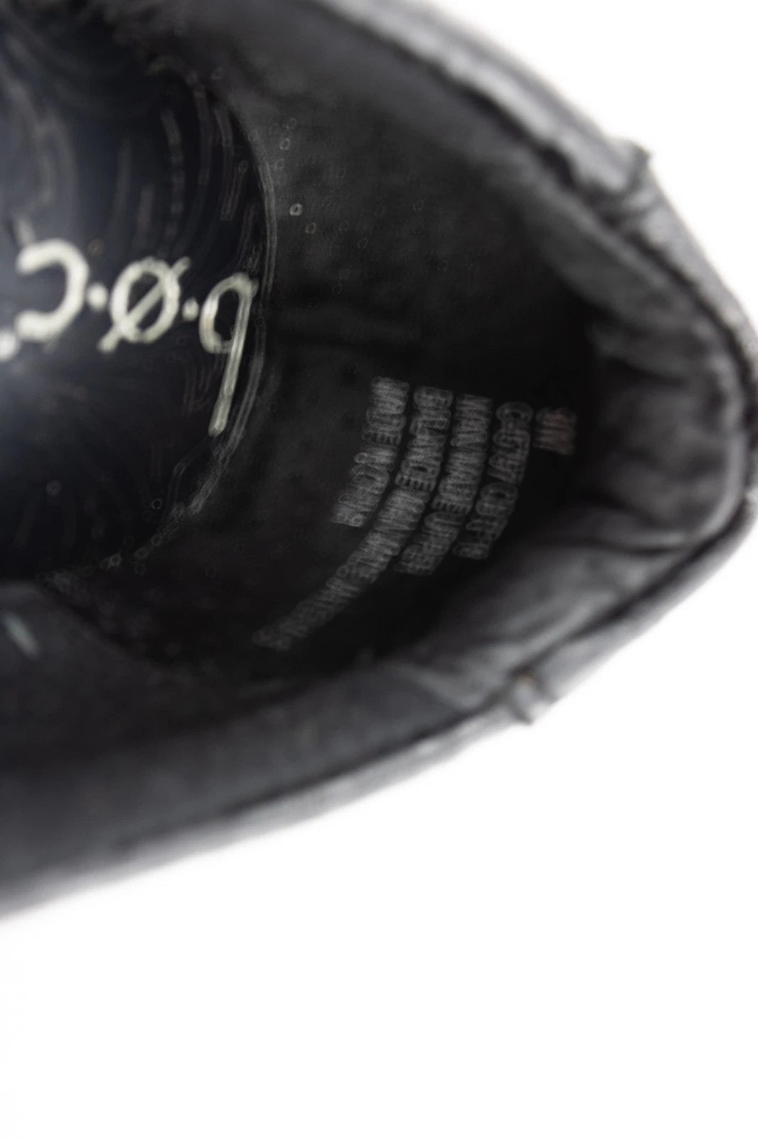 B.O.C. Tooled Black Leather Look Clogs – Women’s 9M Slip-On Comfort Work Shoes