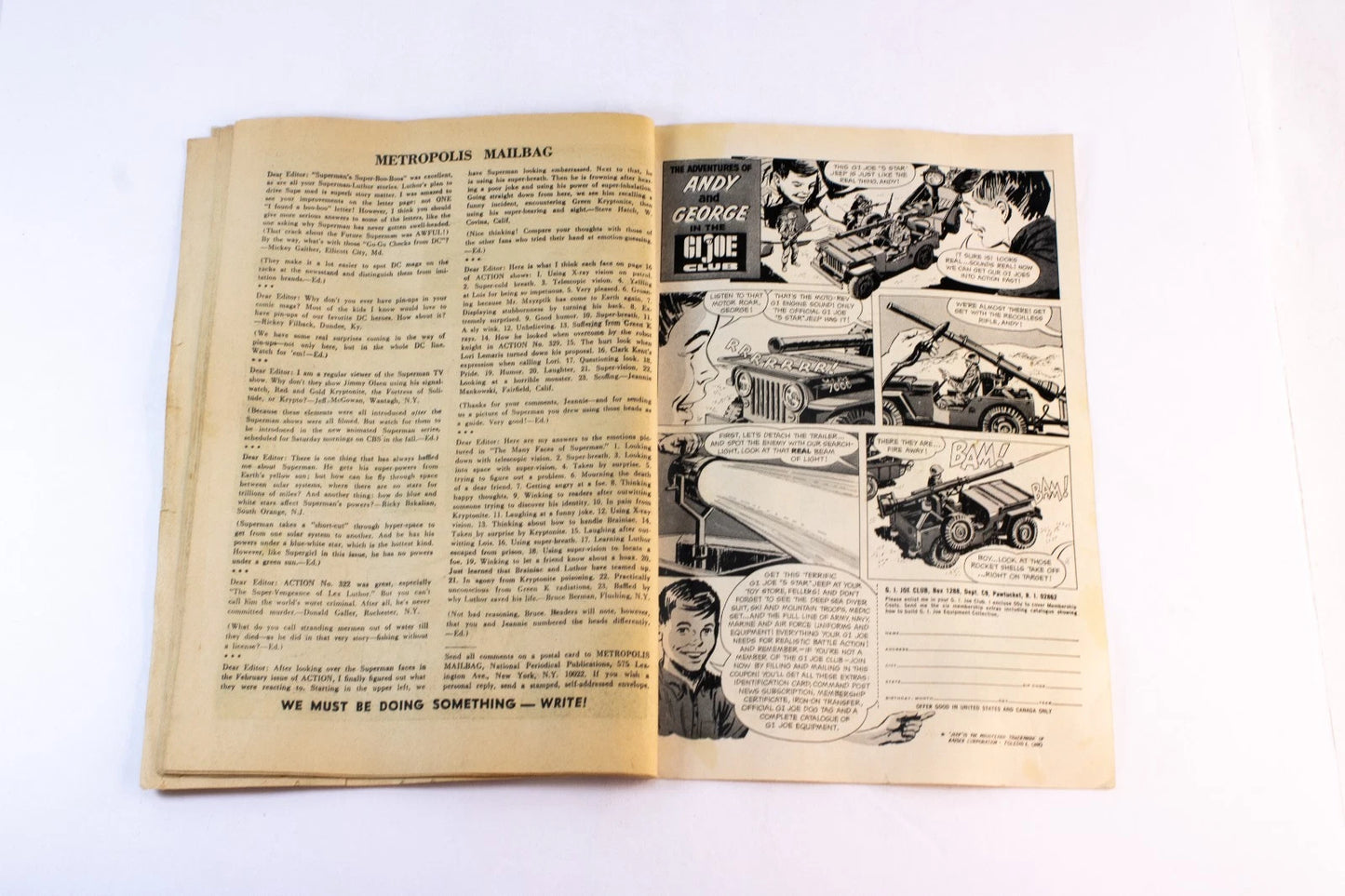 Action Comics #337 (1966, DC) Superman “From Riches to Rags!” + Supergirl Backup