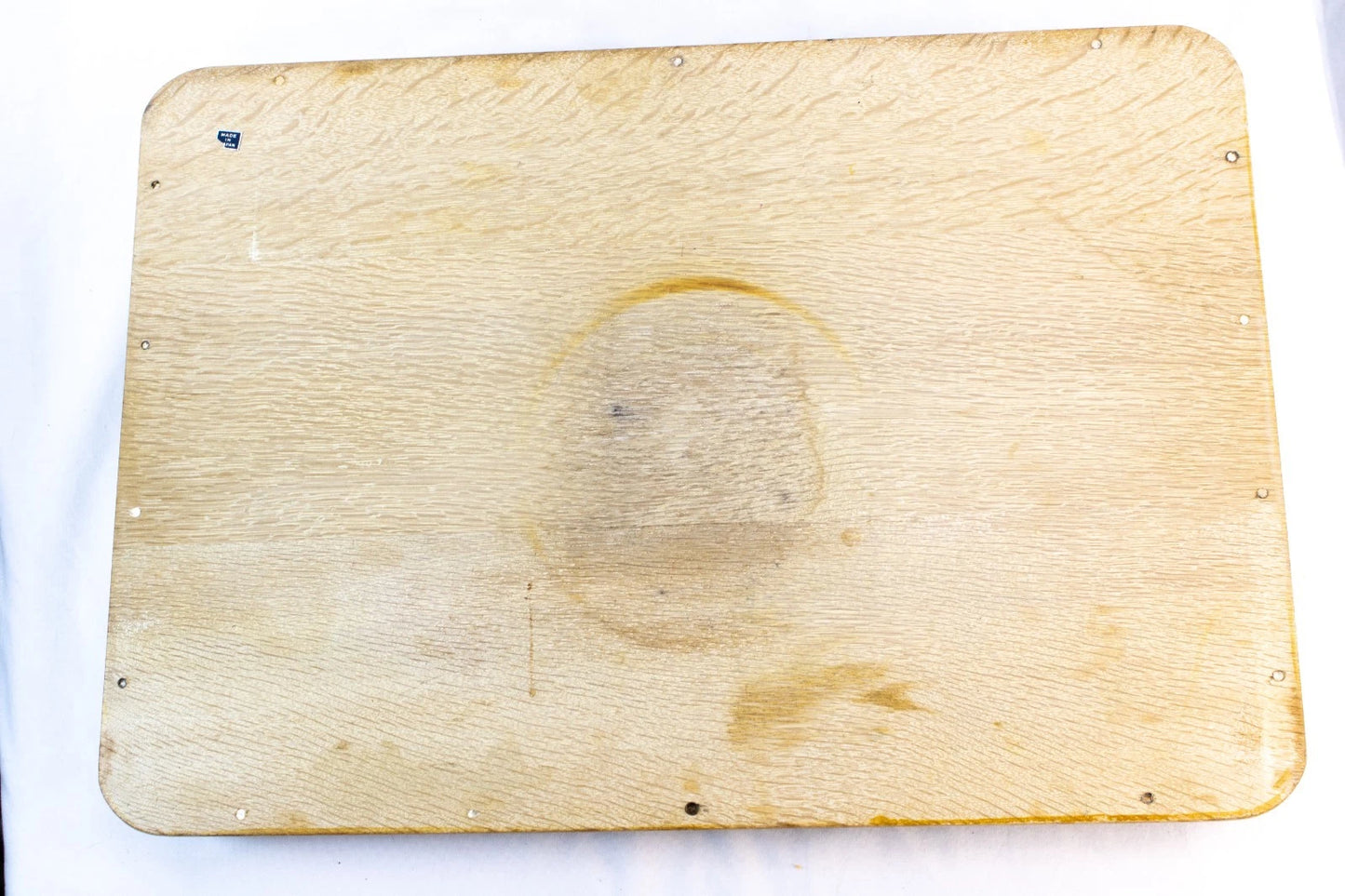 🌿 Vintage Japanese Bamboo & Bird Serving Trays – Set of 3 – Made in Japan – Mid