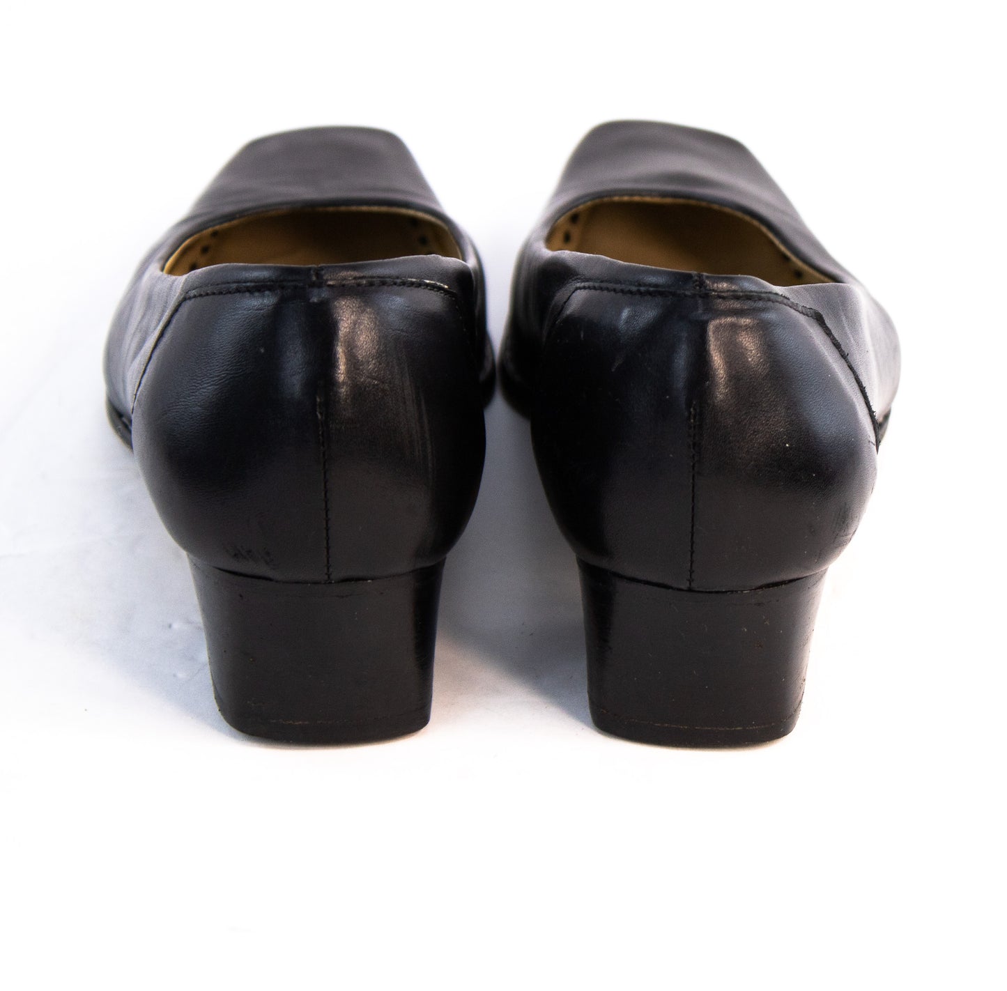 Rangoni Firenze Black Leather Pumps | Women’s Size 8 AA | Made in Italy