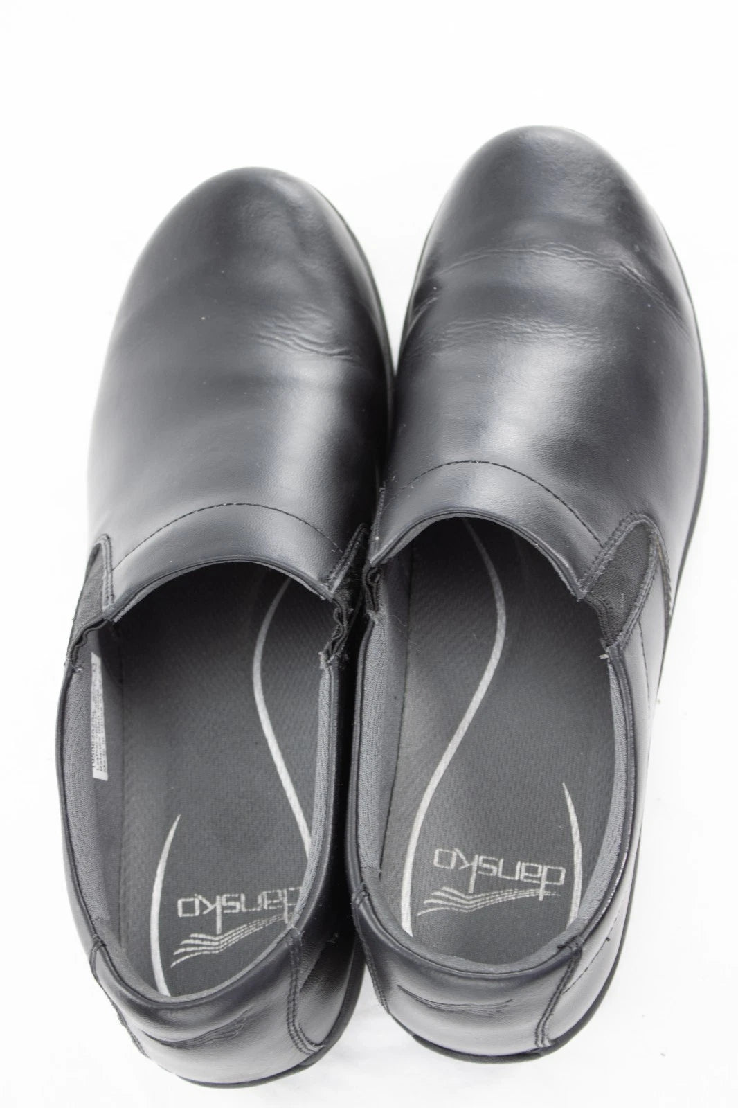 Dansko XP 2.0 Black Leather Slip-On Clogs | Size EU 41 US 10.5-11 | Comfort Work