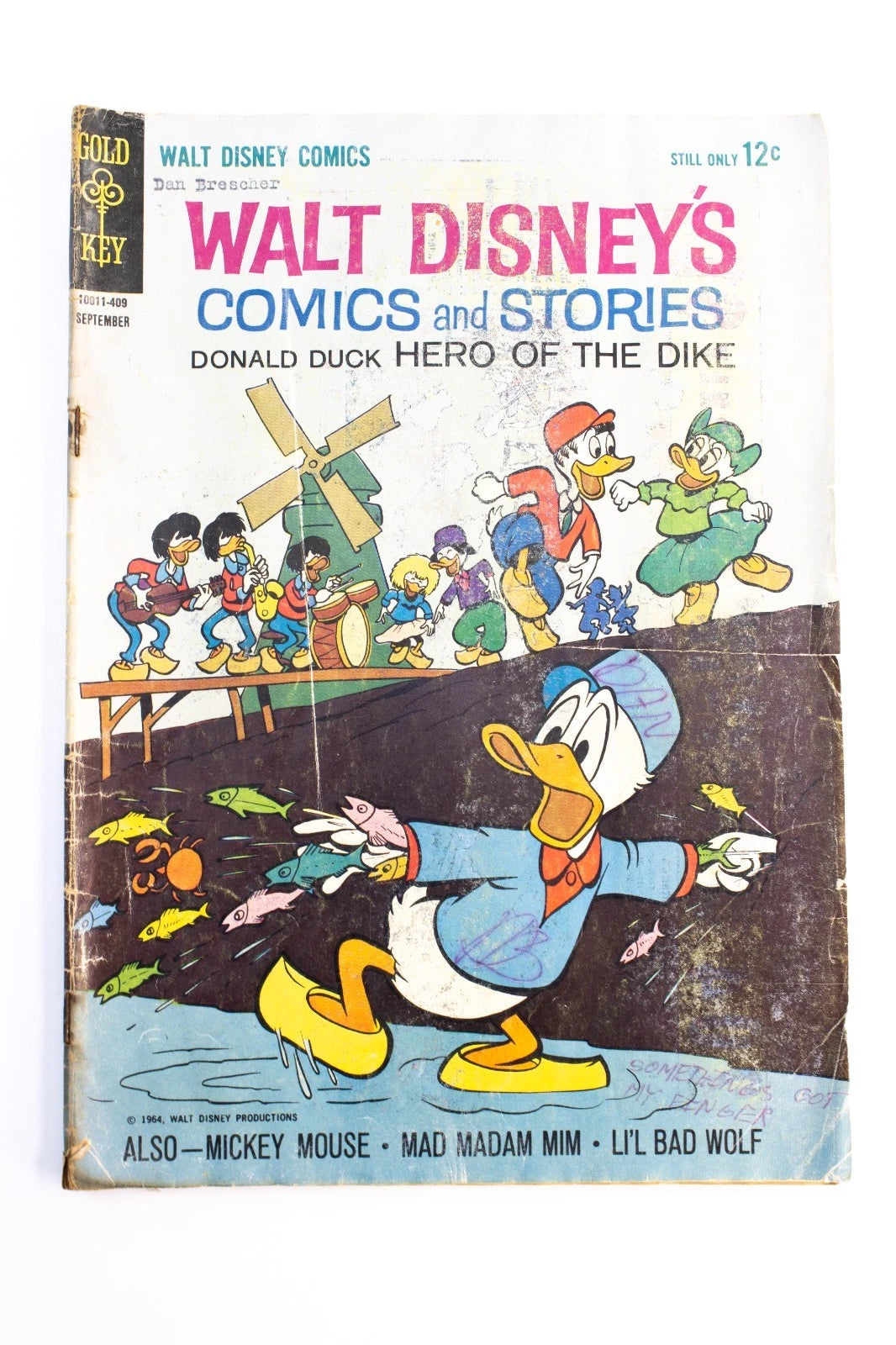 Lot of 7 Vintage Disney Comics – Dell & Gold Key 1959–68 – Mickey, Donald, Goofy