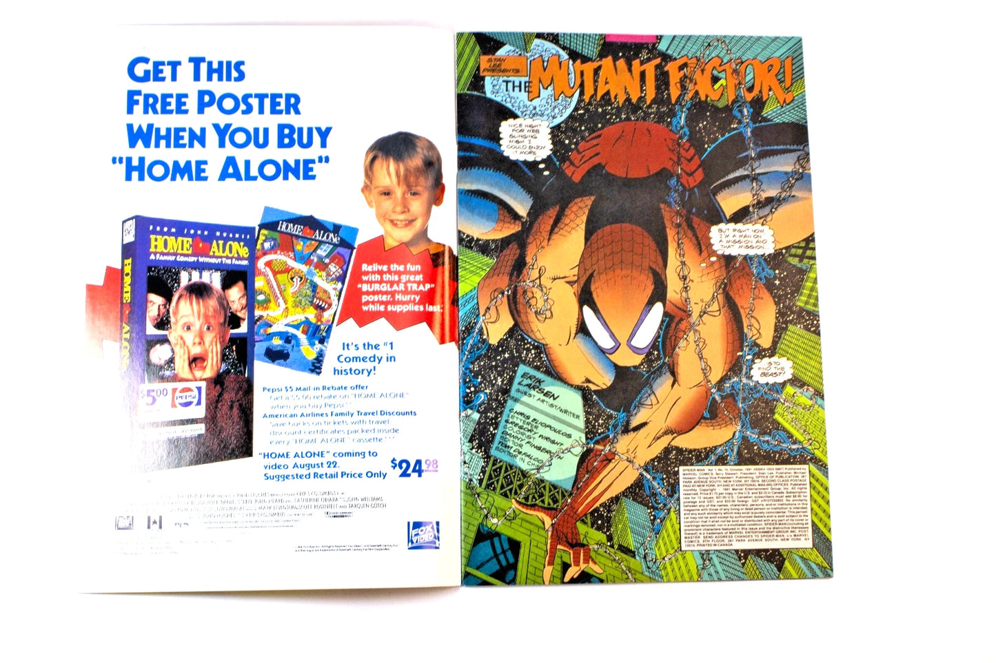 🔥 Marvel Comics Spider-Man #15 (1991) — X-Men’s Beast Crossover — The Mutant