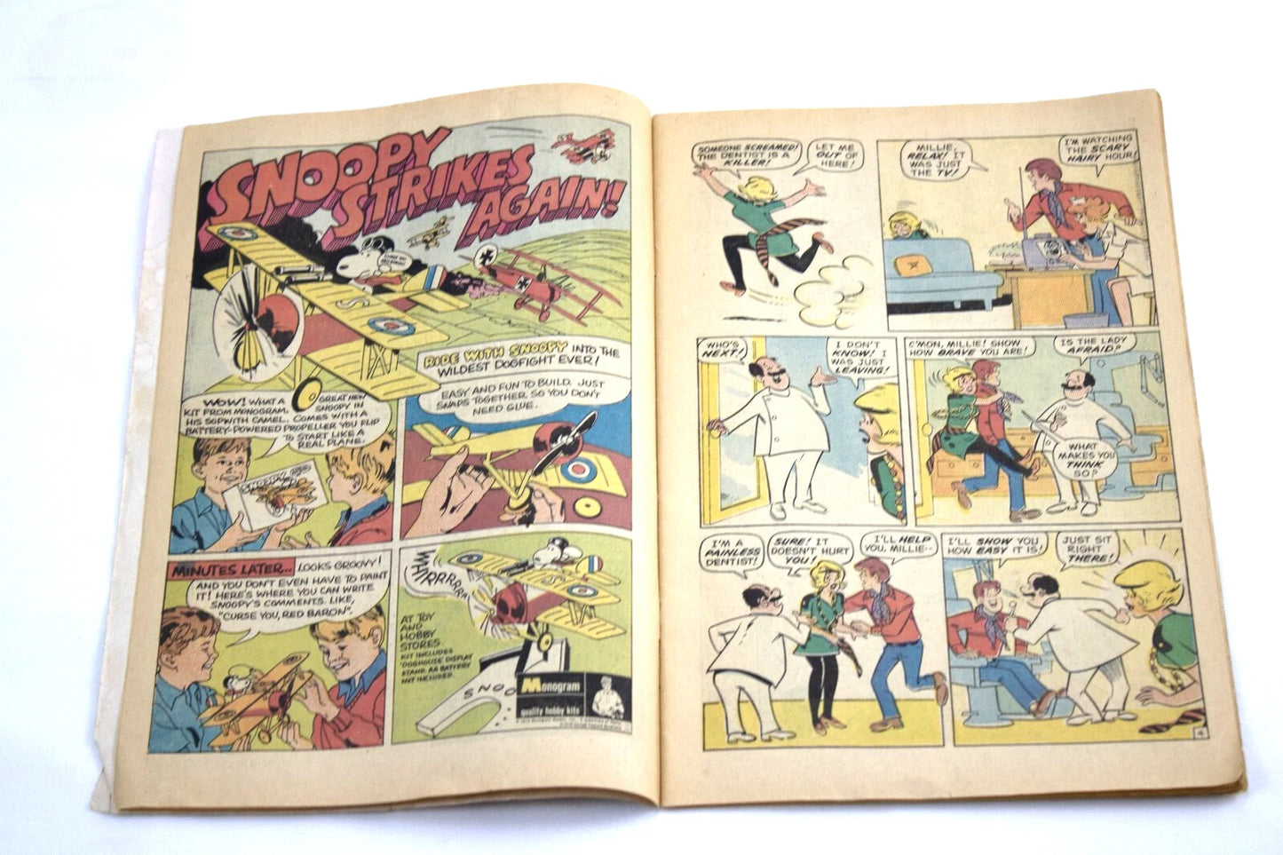 Millie the Model #186 – Vintage Marvel Romance Comedy Comic | Beach Humor Issue