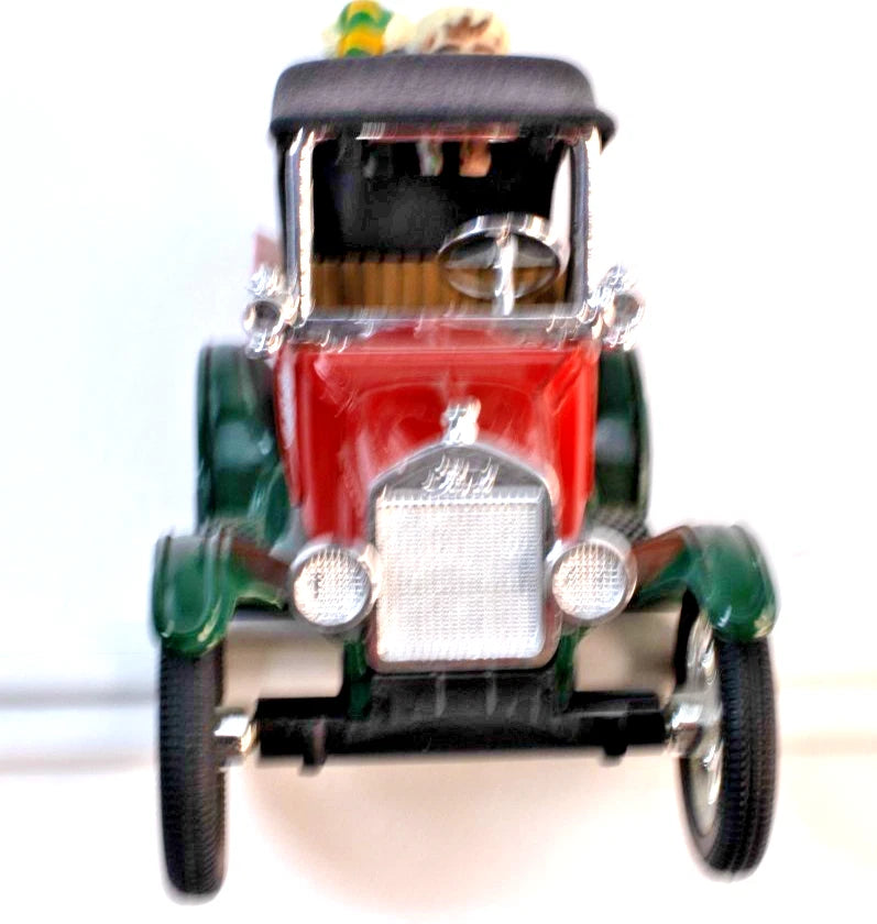 Coca-Cola Elf Shuttle North Pole Bottling Works Model T Truck w/ Elves & Penguin