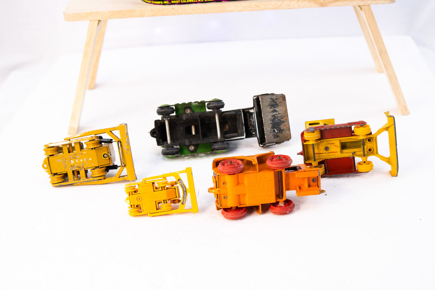 Vintage Construction Toy Lot | Bulldozers & Crawlers | Mixed Die-Cast Vehicles