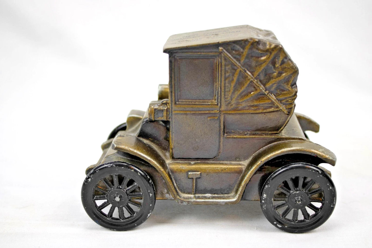 Vintage Die-Cast Coin Bank Cars Lot (4) – 1980s First Fed Promo Metal Vehicles