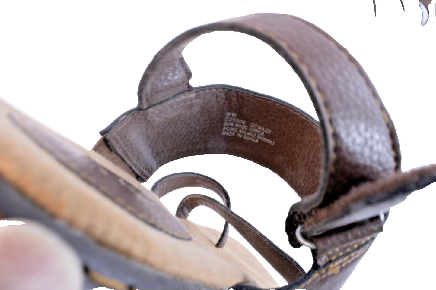 👢 b.ø.c by Born Concept | Brown Strappy Comfort Sandals | Size 9M