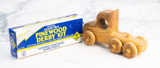 Wooden Toy Car Handmade & Pinewood Derby Kit Cub Scouts