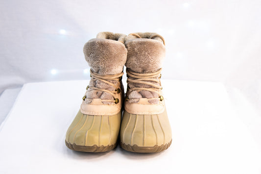 Baretraps Quilted Duck Boots | Faux Fur Lined Winter Boots | Women’s 6.5