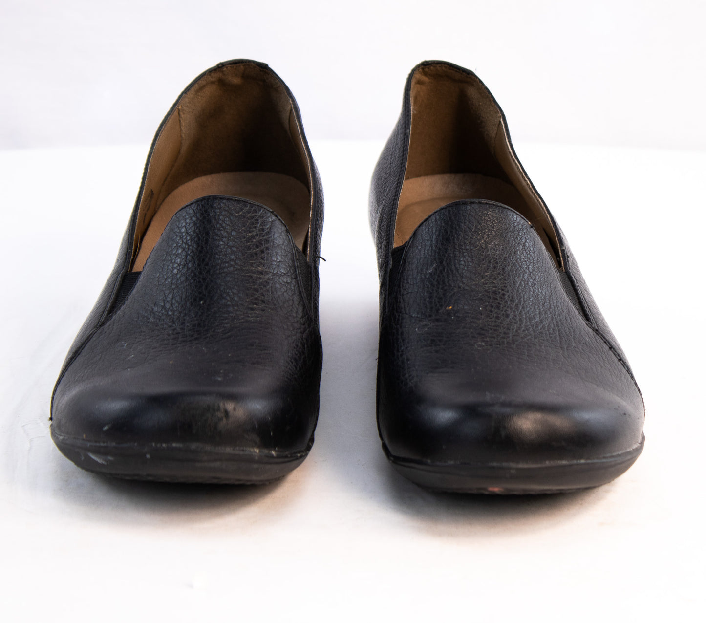 Dansko Black Leather Professional Comfort Slip-On Shoes – Women’s 8.5 (EU 39)