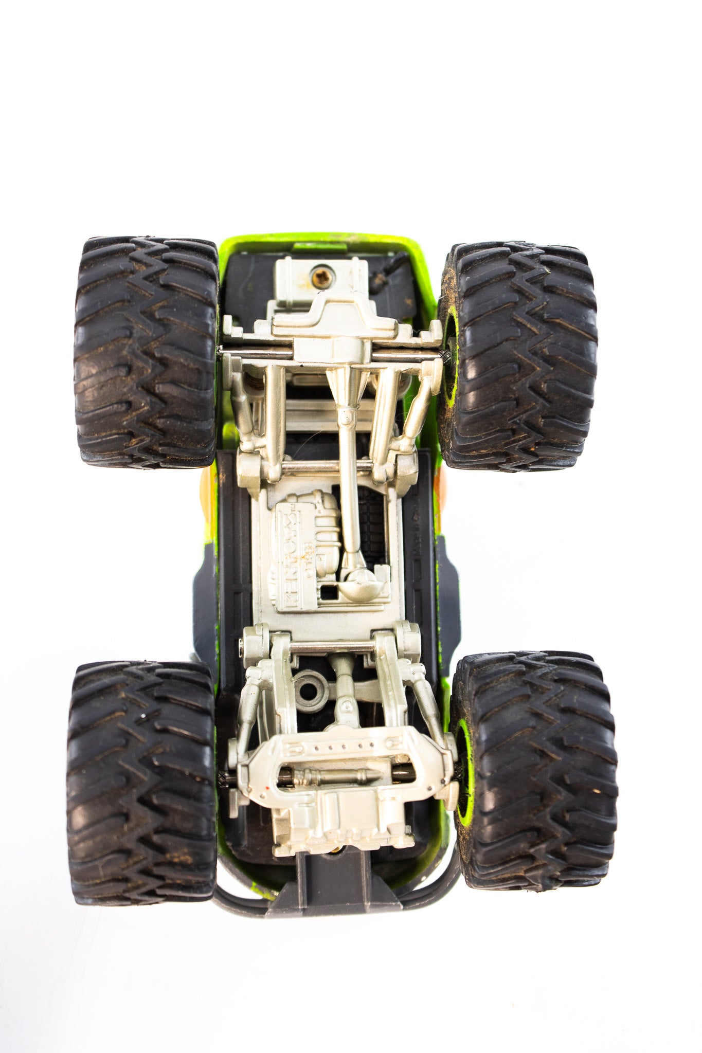 Vintage Die-Cast Toy Car Lot – Monster Truck, Jeep, Delivery Van & Turbo Car