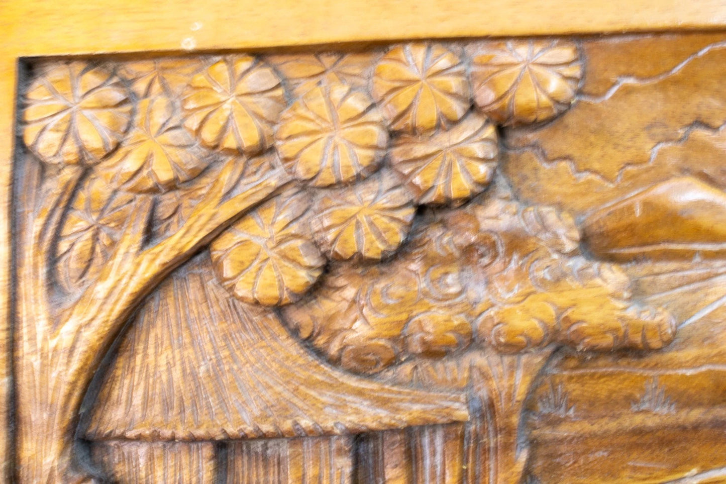 N.C.O. Wives Club Hand-Carved Serving Tray — Clark Air Base, Philippines 🇵🇭 19