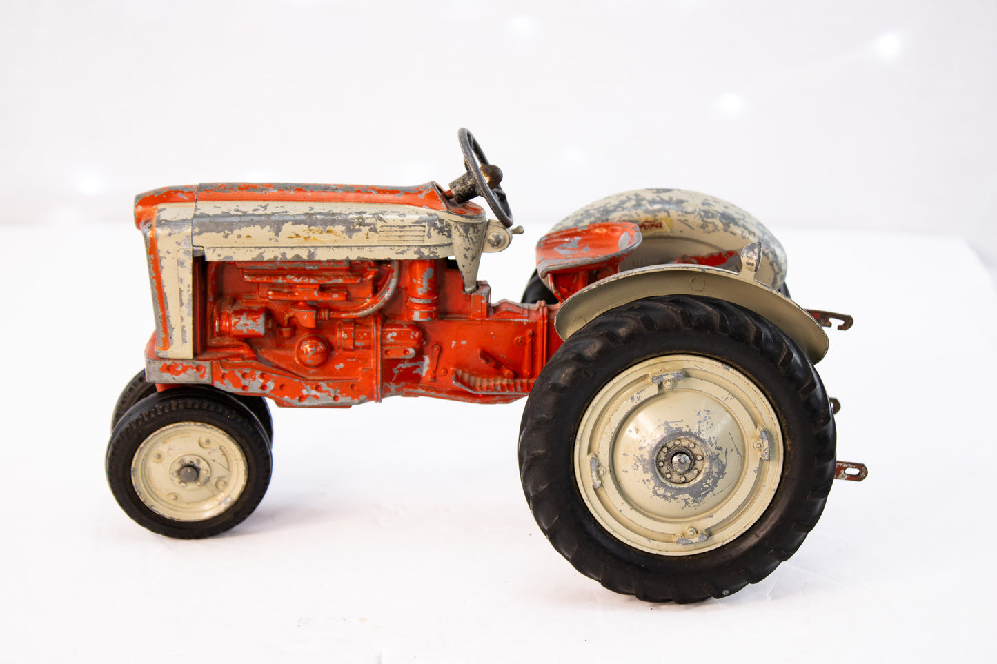 Vintage Hubley Cast Iron Ford Tractor Toy | 1940s Farm Collectible