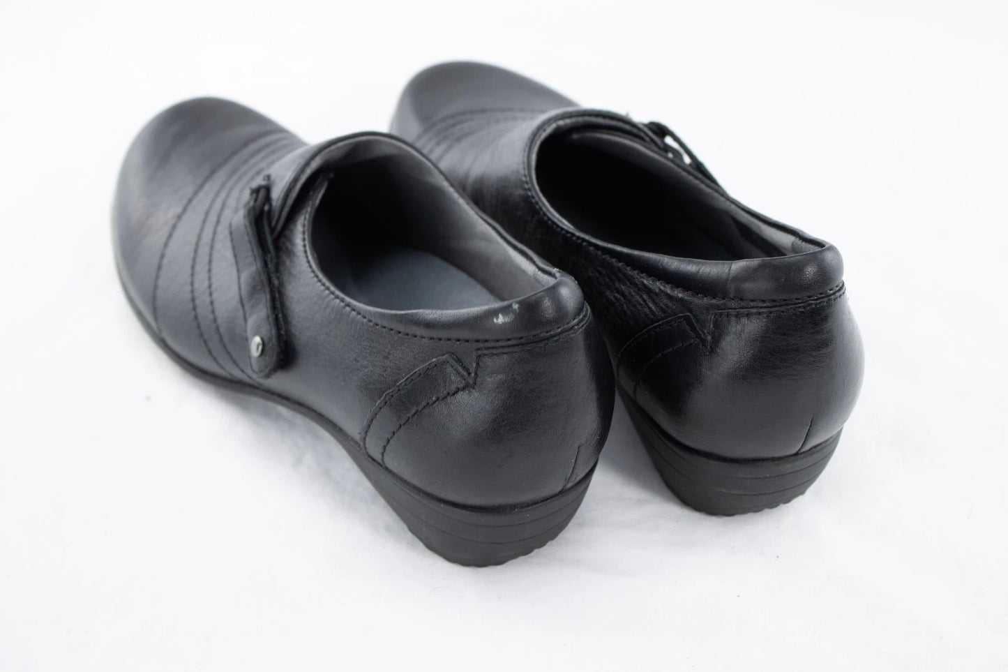 Dansko Black Leather Comfort Slip-On Shoes | EU 36 US 5.5-6 | Arch Support