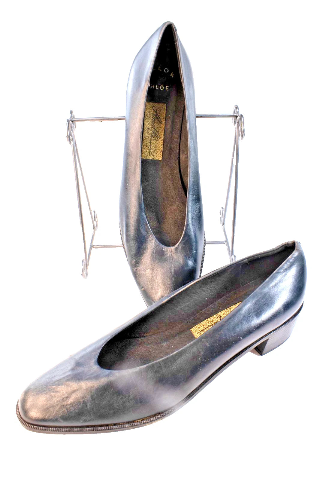 Amalfi by Rangoni “Chloe” Leather Pumps – Black – Size 9 AA (Narrow) – Italian