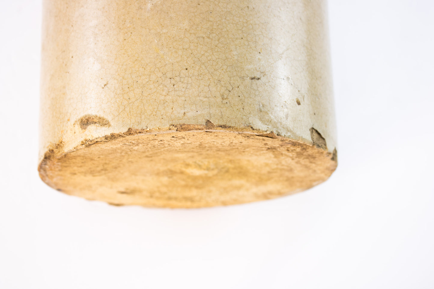 Antique Stoneware Jug Primitive Farmhouse Crock Rustic Pottery Decor