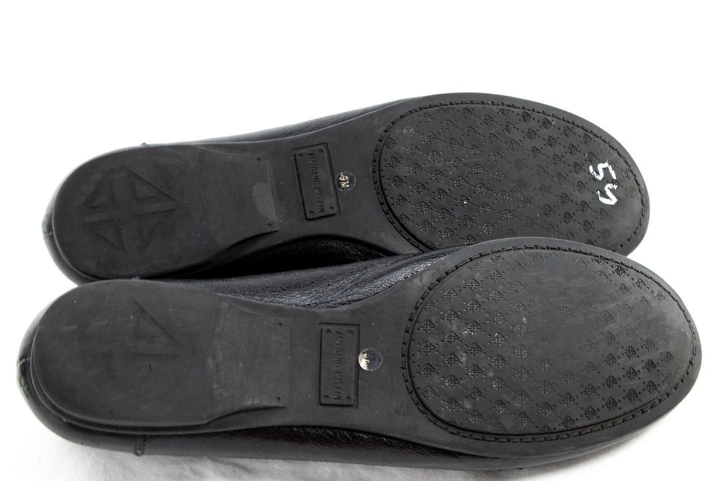 Antonio Melani Audrey Black Leather Loafers – Women’s 9M – Classic Comfort Flats