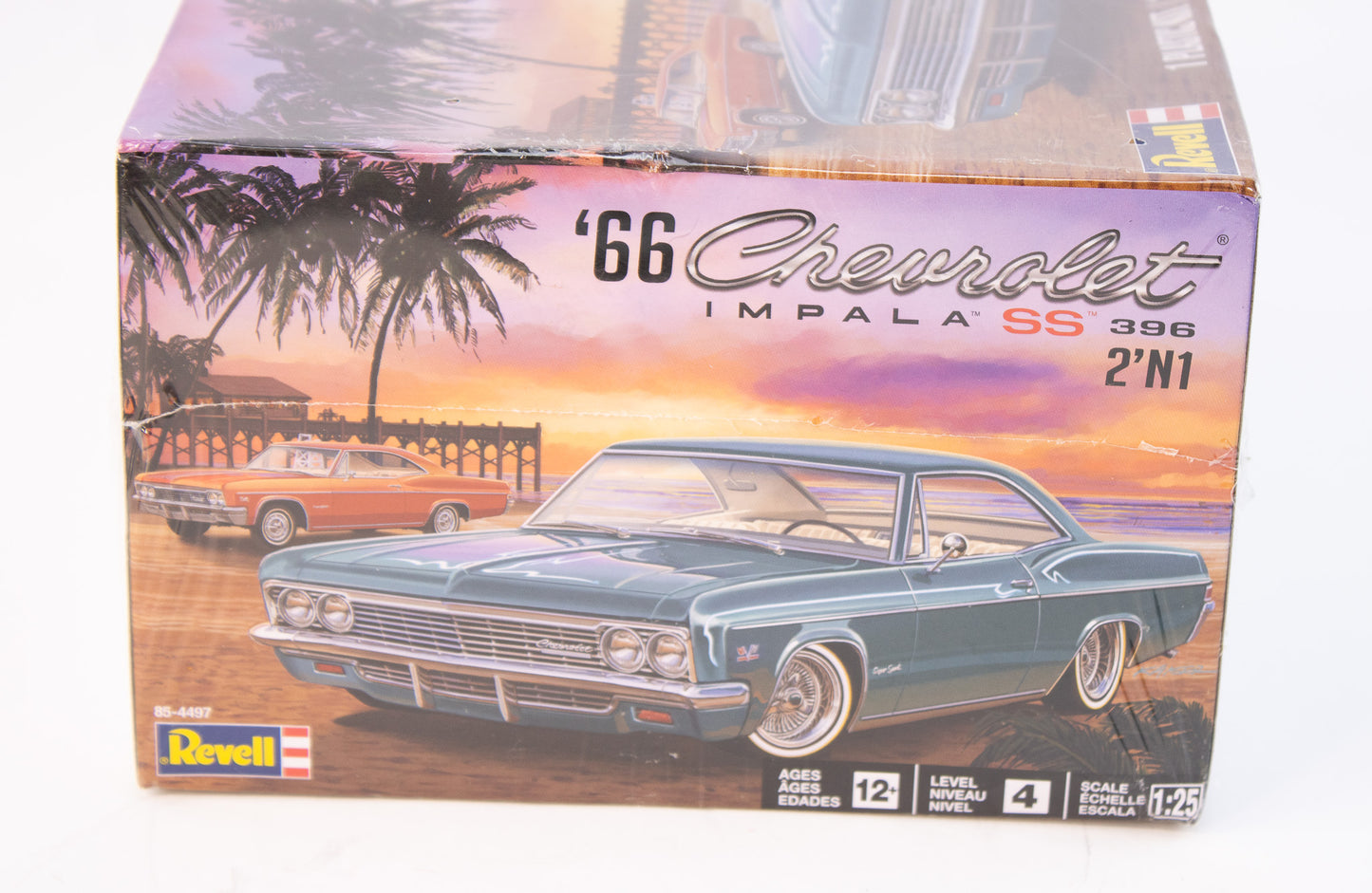 Vintage Revell ’66 Chevrolet Impala SS 396 Model Kit – 1:25 Scale – New in Box