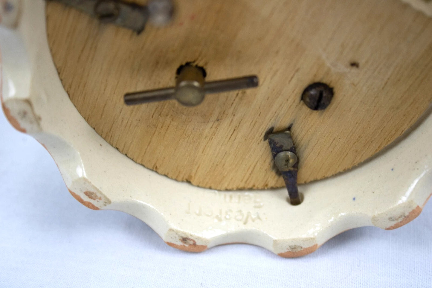 Vintage West German Beer Stein with Music Box – Hand-Painted Tavern Scene