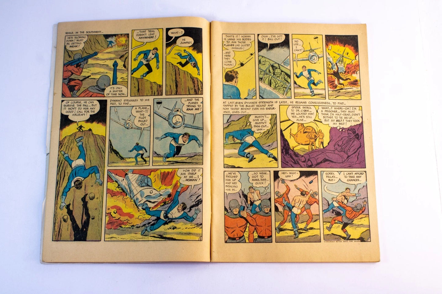 Vintage Comic – Invisible T.H.U.N.D.E.R. Agent NoMan #2 – Dynamo vs. NoMan