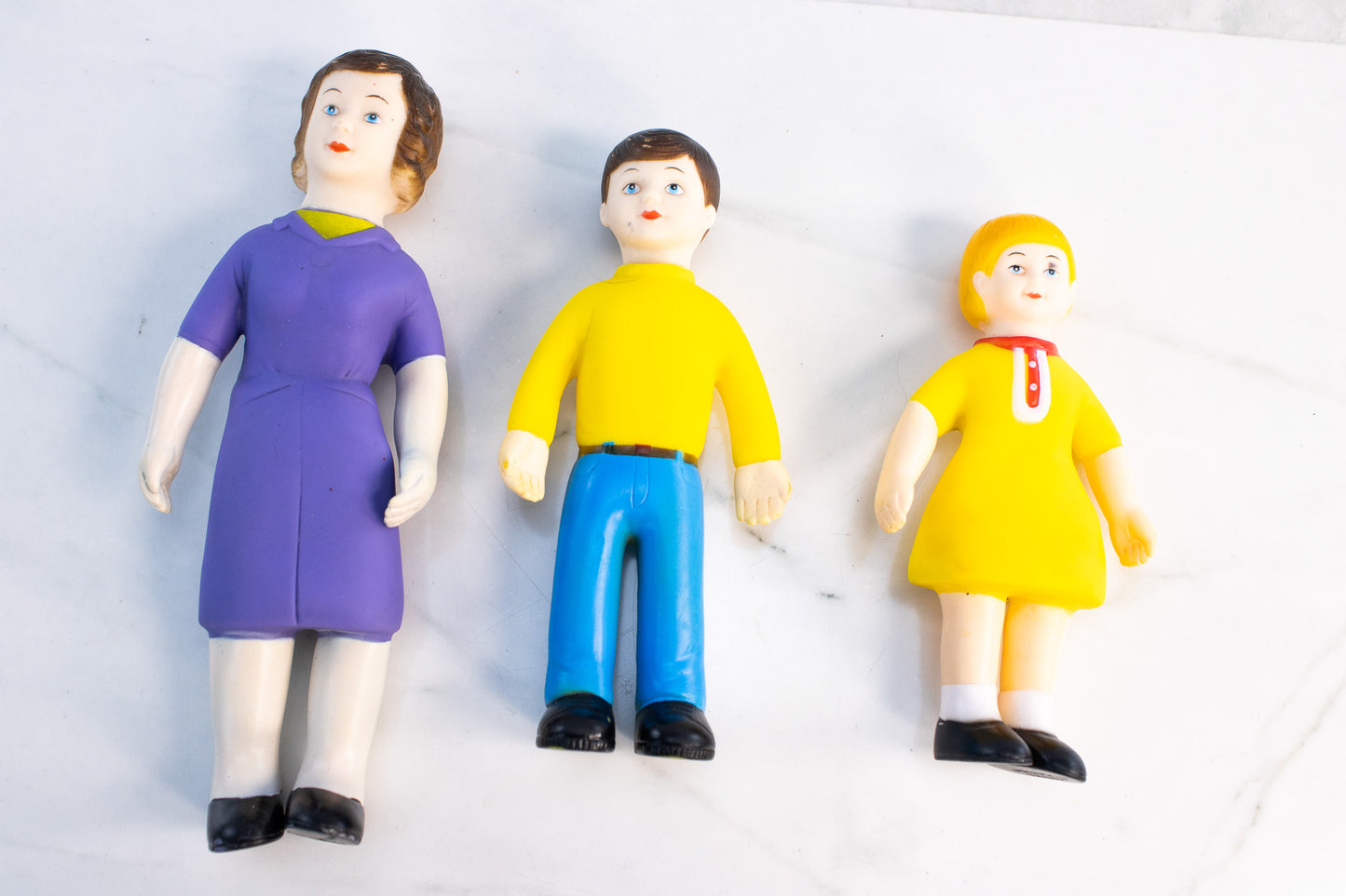 Vintage Marvel Education Family Figures Boy Girl Mother Hong Kong