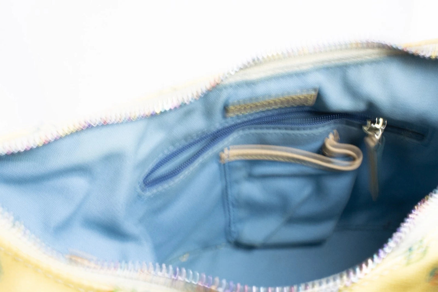 Dooney & Bourke Yellow Rainbow “DB” Shoulder Bag + Wristlet Set