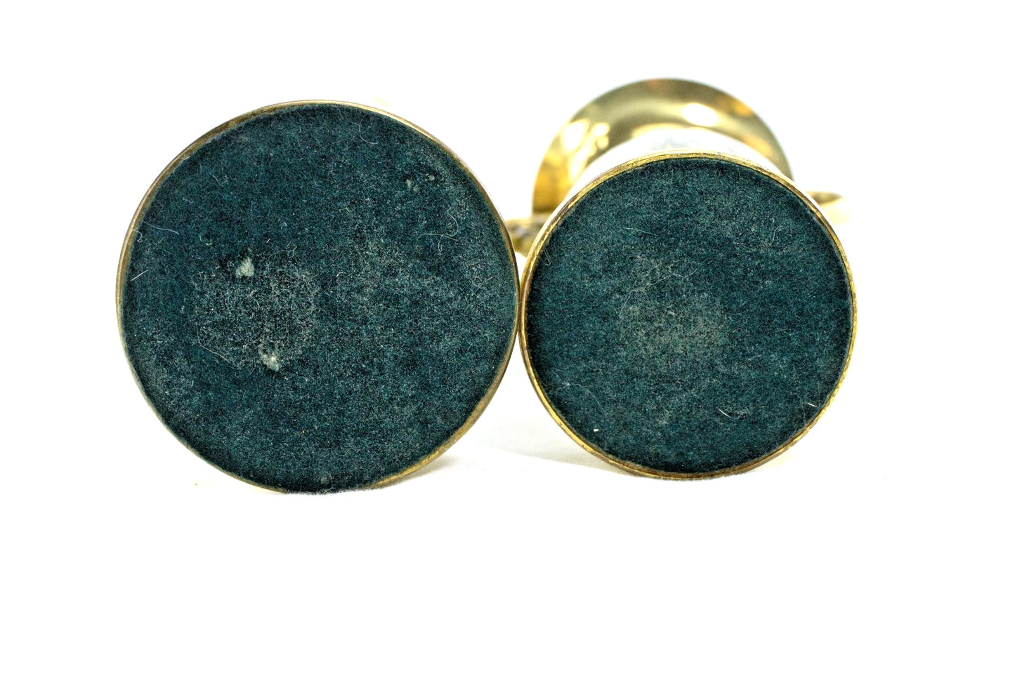 ✨ Vintage Mid Century Brass & Art Glass Pitcher & Vase Set – STUNNING Hollywood