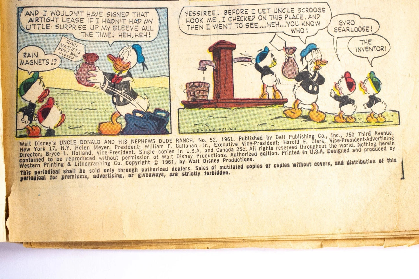 Lot of 3 Walt Disney Dell & Gold Key Comics – Donald Duck & Nephews – 1961–66 Vi