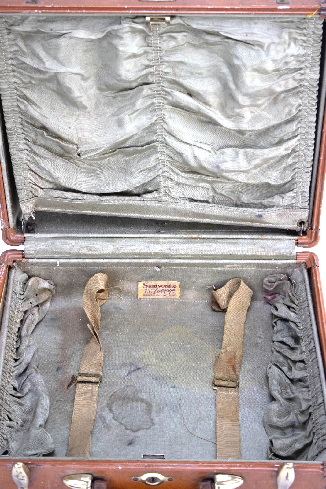 🧳 Vintage 1940s Samsonite Shwayder Bros Suitcase | Style 4616 Hard Shell Luggag