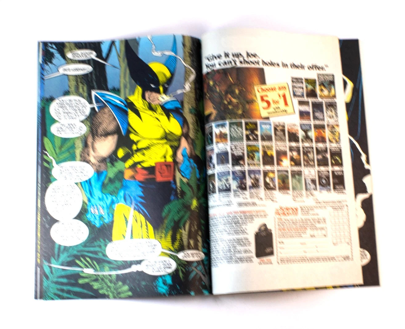 1991 Spider-Man Comic #10 – Marvel – Perceptions Pt. 3/5 – Wolverine & Wendigo