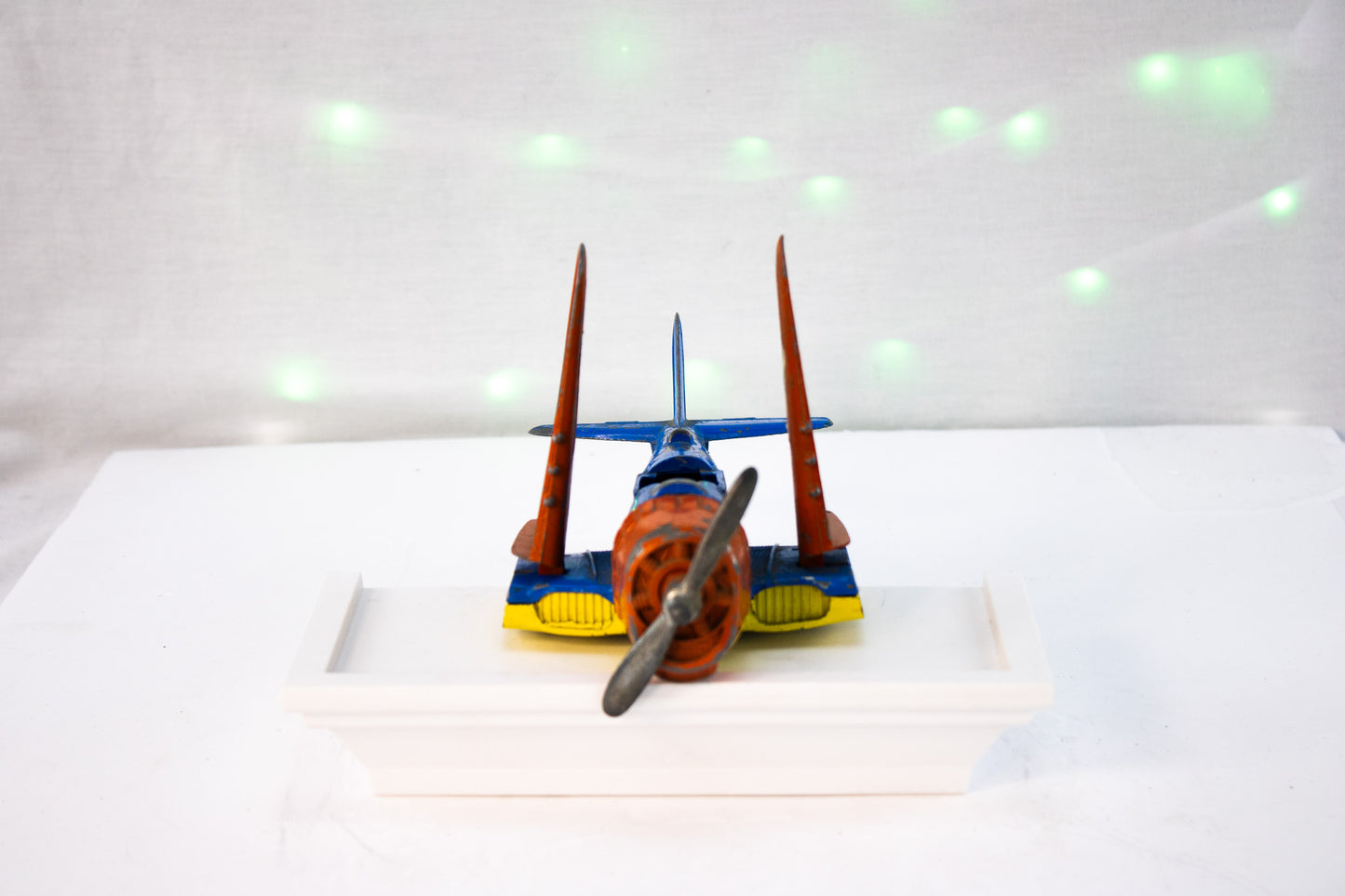 Vintage Hubley Tin Toy Airplane | USA Made Metal Toy