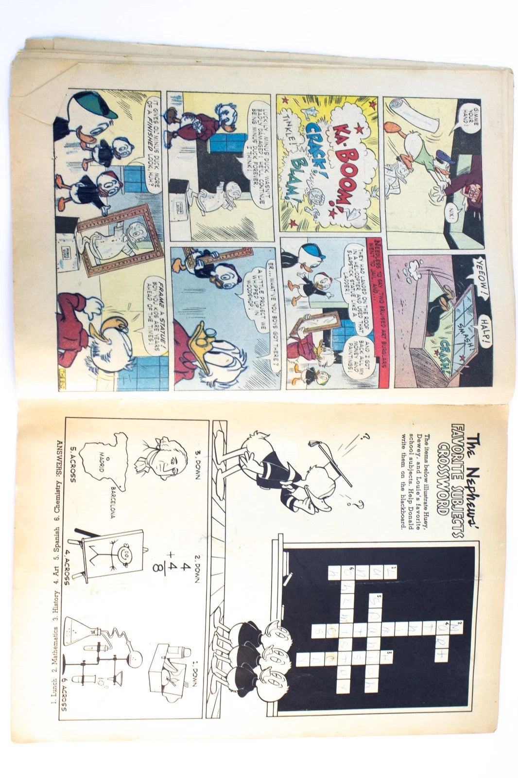 Lot of 3 Walt Disney Dell & Gold Key Comics – Donald Duck & Nephews – 1961–66 Vi