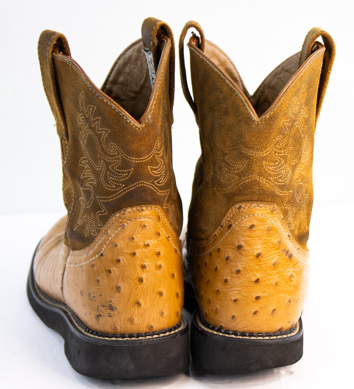 Ariat Fatbaby Ostrich Print Western Boots | Women’s Size 10