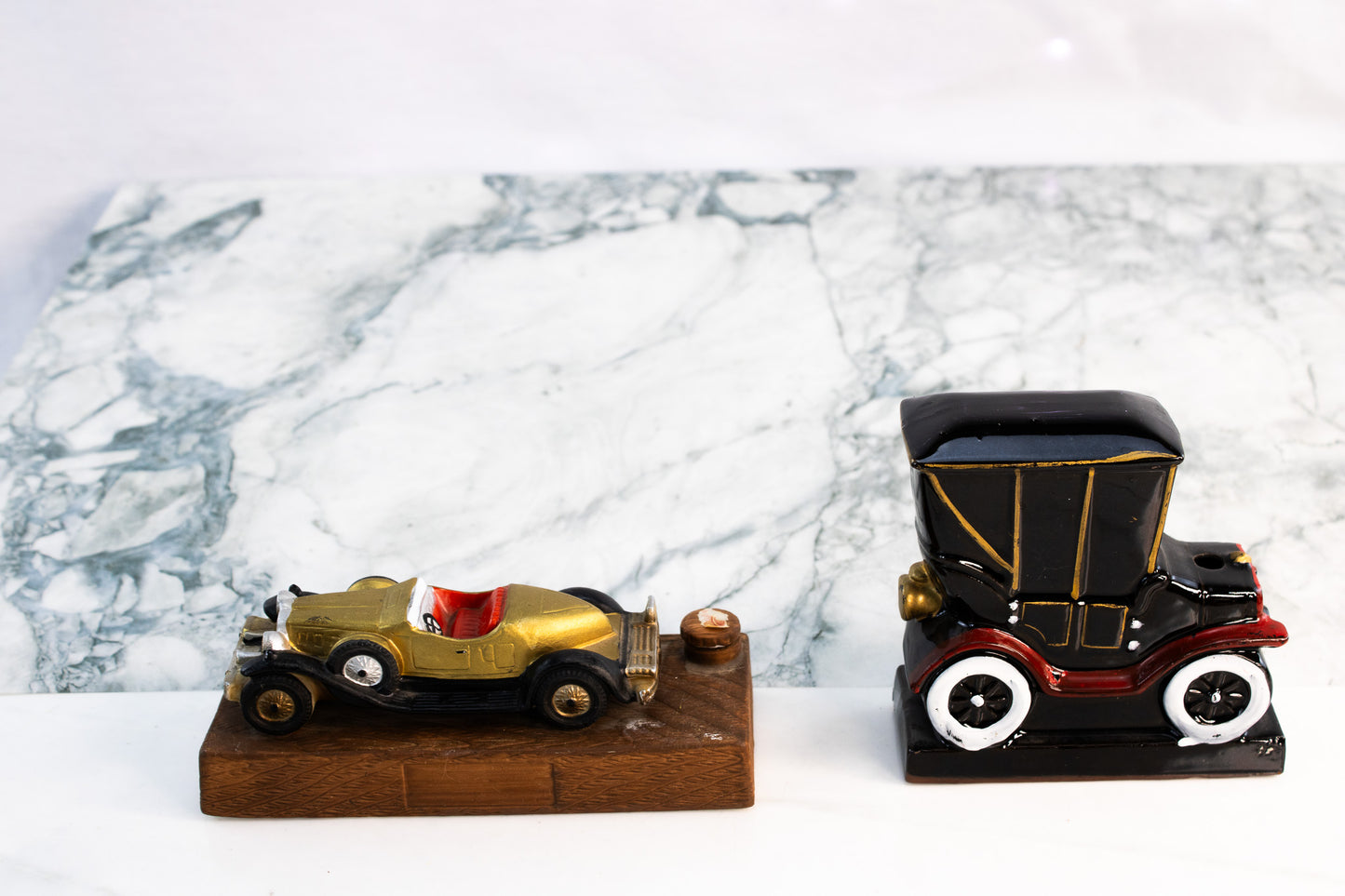Car Coin Banks Lionstone Stutz Bearcat & Japan Ceramic Bank